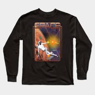 Space Girl vs Space Fleet Long Sleeve T-Shirt